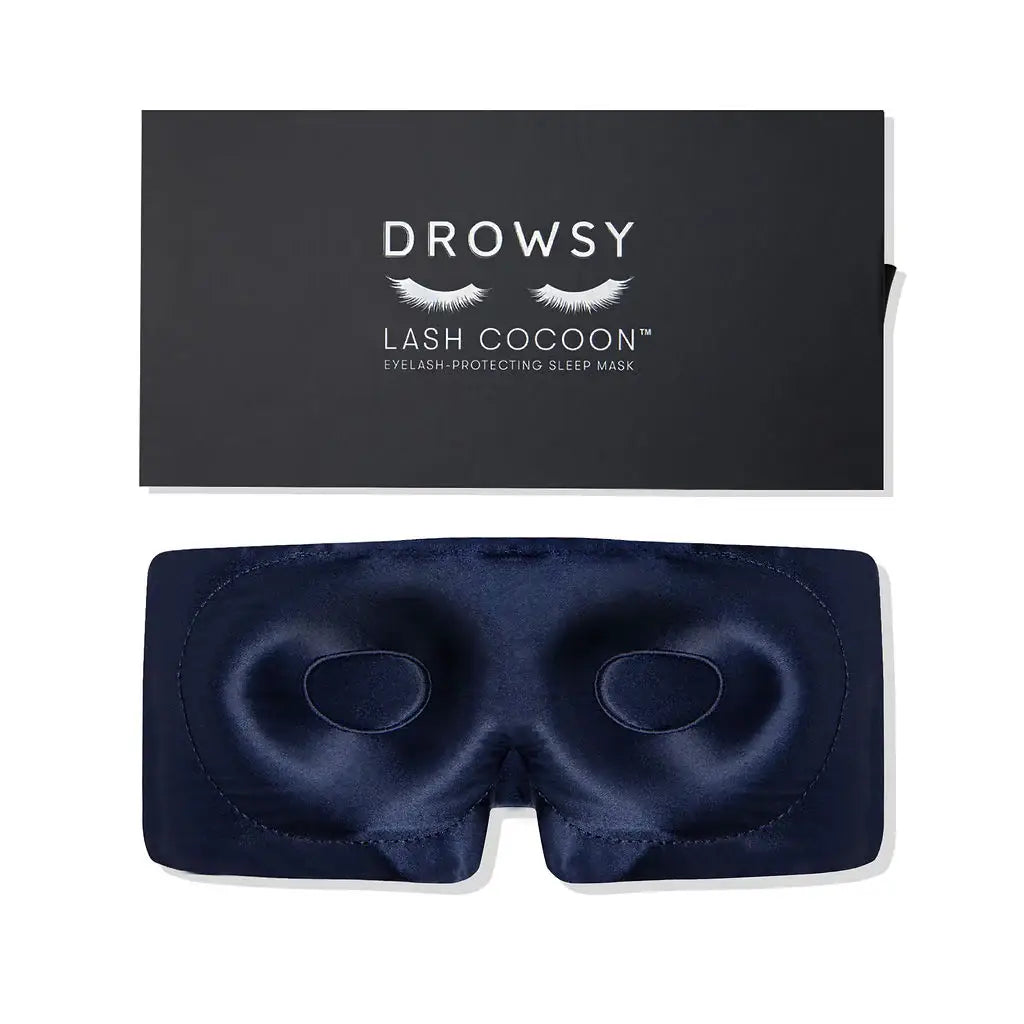 Midnight Blue Eyelash Protecting Sleep Mask